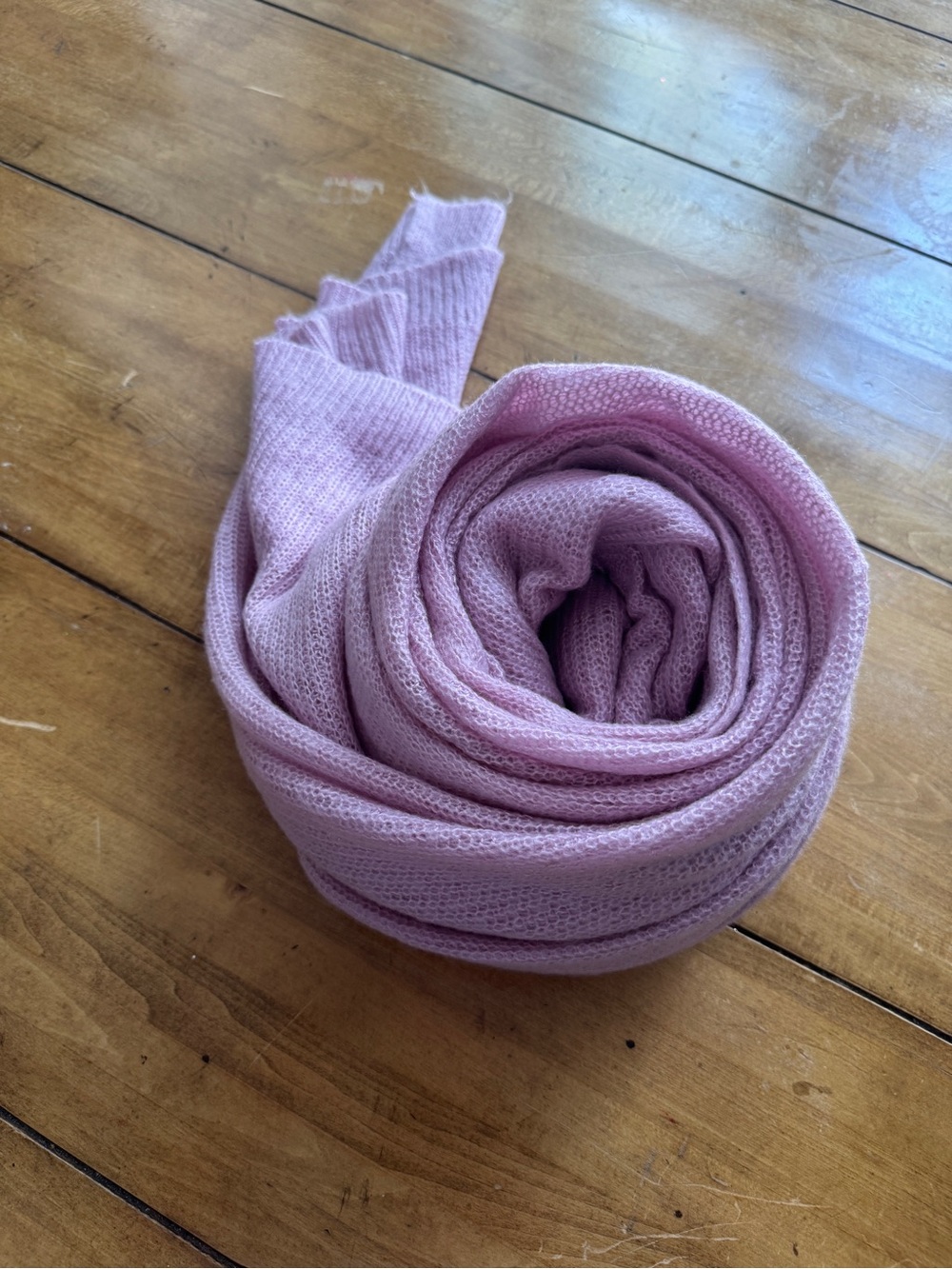 Free people knit scarf lilac